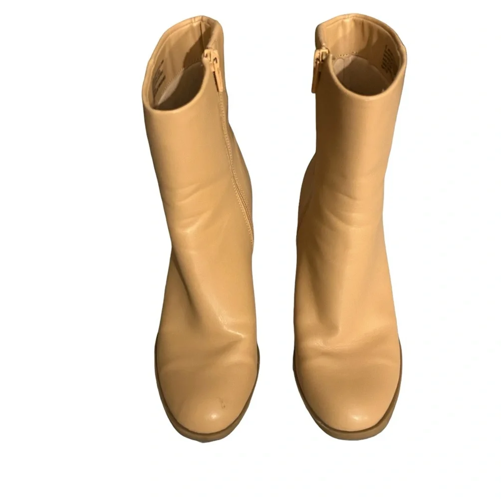 A New Day camel color boots in size 8. Great pre-owned condition. - Picture 2 of 5